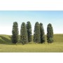 BAC32005 HO SCALE TREES-5"-6"CEDAR TREES(6)