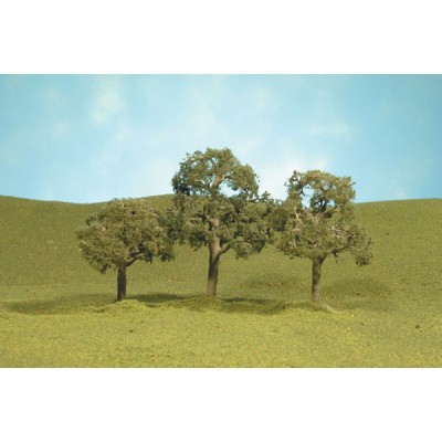 BAC32007 HO SCALE TREES-2.5"-3.5"WALNUT TREES(3)