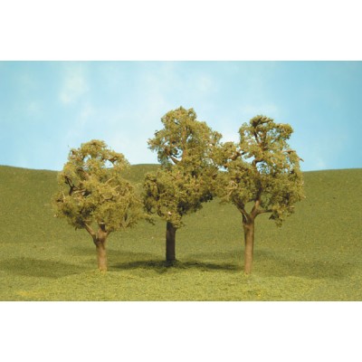 BAC32008 HO SCALE TREES-3"-4"ELM TREES(3)