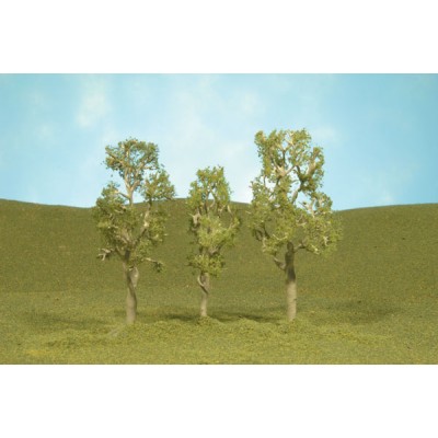 BAC32010 HO SCALE TREES-3"-4"ASPEN TREES(3)