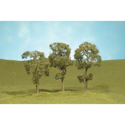 BAC32011 HO SCALE TREES-3"-4"MAPLE TREES(3)