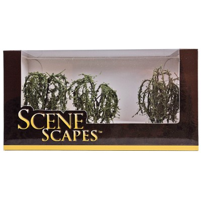 BAC32014 HO SCALE TREES-3"-3.5"WILLOW TREES(3)