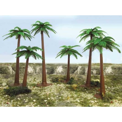 BAC32015 HO 4" - 6" PALM TREES (6pk) *1