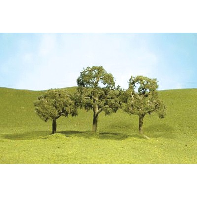 BAC32107 N SCALE TREES-2"-2.25" WALNUT TREES(4) *