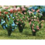 BAC32512 HO FLOWERING BUSHES,PINK & BLUE, TALL (8pk) *1