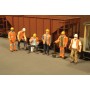 BAC33106 HO MIN.FIGURES, maintenance workers