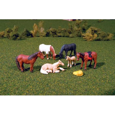 BAC33119 HO HORSES, 6 pc