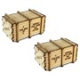 BAC39110 HO SCALE MACHINERY CRATES, 2/pk
