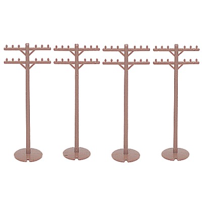 BAC42102 HO-TELEPHONE POLES (12pc) *1