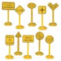 BAC42204 HO-RAILROAD & STREET SIGNS, 24pc *1