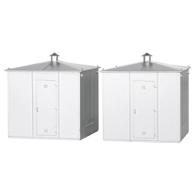 BAC42220 HO TRACKSIDE EQUIPMENT BUILDINGS, 2/pk