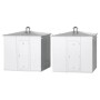 BAC42220 HO TRACKSIDE EQUIPMENT BUILDINGS, 2/pk