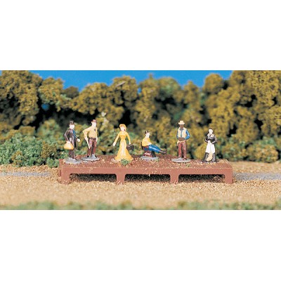 BAC42335 HO FIGURE SET-OLD WEST FIGURES