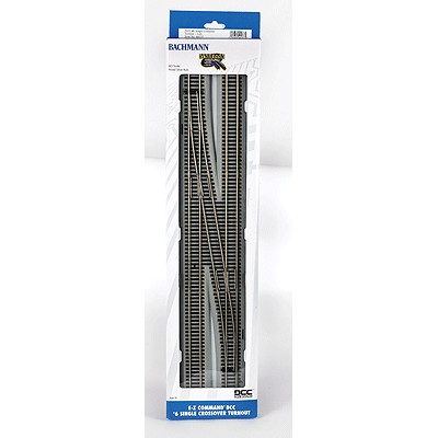 BAC44137 HO E-Z COMMAND DCC6 SING.CROSS.T.O.LEFT