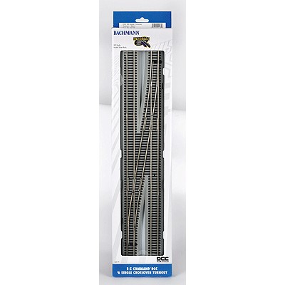BAC44138 HO E-Z COMMAND DCC 6 SING.CROSS.T.O.-RT