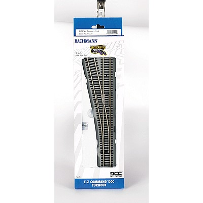 BAC44139 HO E-Z COMMAND DCC 4 TURNOUT-LEFT