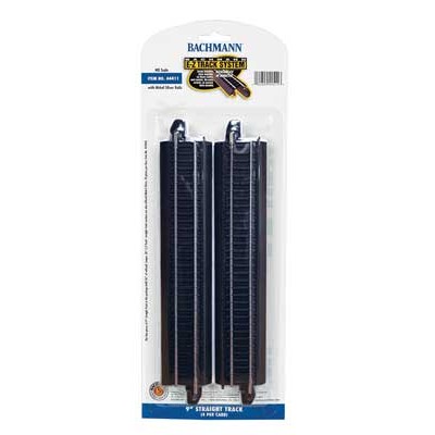 BAC44411 HO E-Z TR.-9"STRAIGHT TRACK (4/crd)