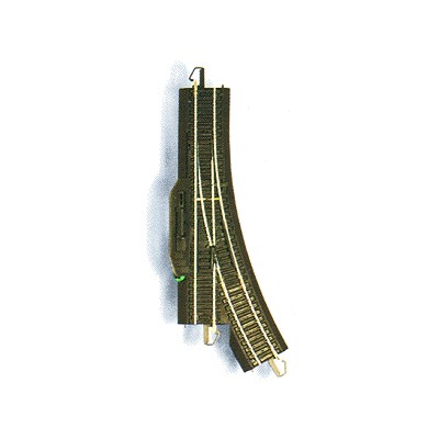 BAC44461 HO E-Z TR.-remote turnout- left (1/crd)