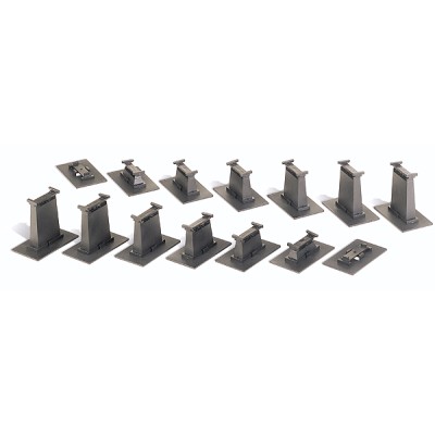 BAC44471 HO E-Z TRACK 14pc, graduated pier set