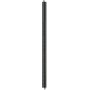 BAC44486 HO 36" STRAIGHT ALLOY E-Z TRACK (25 pcs), black steel