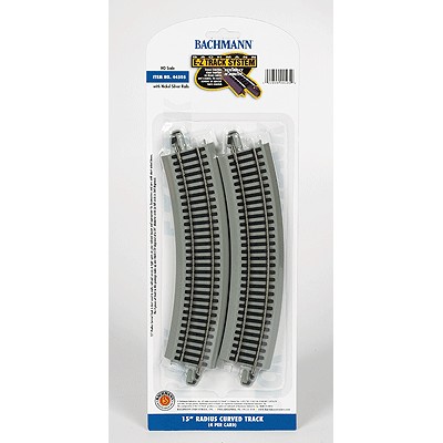 BAC44505 HO 15" RADIUS curved track (4)