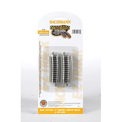 BAC44856 N HALF SECT. 19"RADIUS CURVED TRACK(6)*1