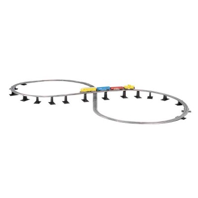 BAC44877 N NICKEL SILVER E-Z TRACK OVER-UNDER FIG.8 TRACK PACK