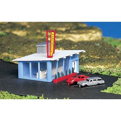 BAC45709 N-BUILT-UP BLDG-DRIVE-IN HAMBURGER STAND