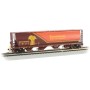BAC73802 HO CANADIAN 4-BAY CYL.GRAIN HOPPER W/END OF TR.DEVICE-SASK(BR&ORG)