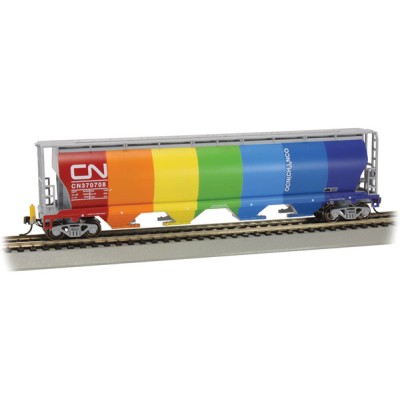 BAC73805 HO CAN.4-BAY CYL.GRAIN HOPPER flashing end of train device