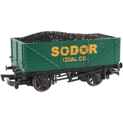 BAC77002 HO THOMAS & FRIENDS-SODOR COAL CO. wagon w load