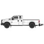ATL3009909 16 FORD F250 CREW CAB&6FT BX 1/50-WHITE *
