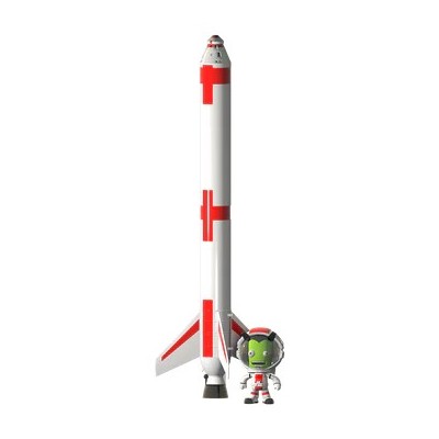 EST9726 KERBAL SPACE ROCKET w KERBONAUT